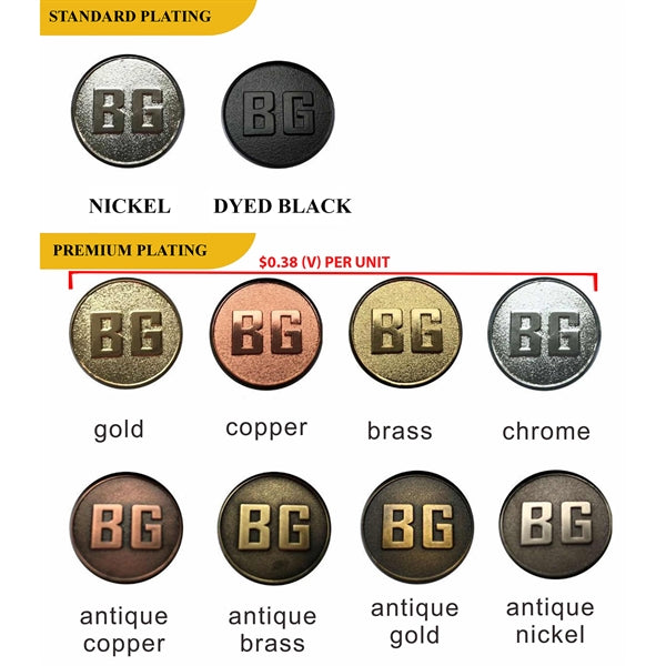 1.25 inch Metal Hard Enamel KEY TAGS