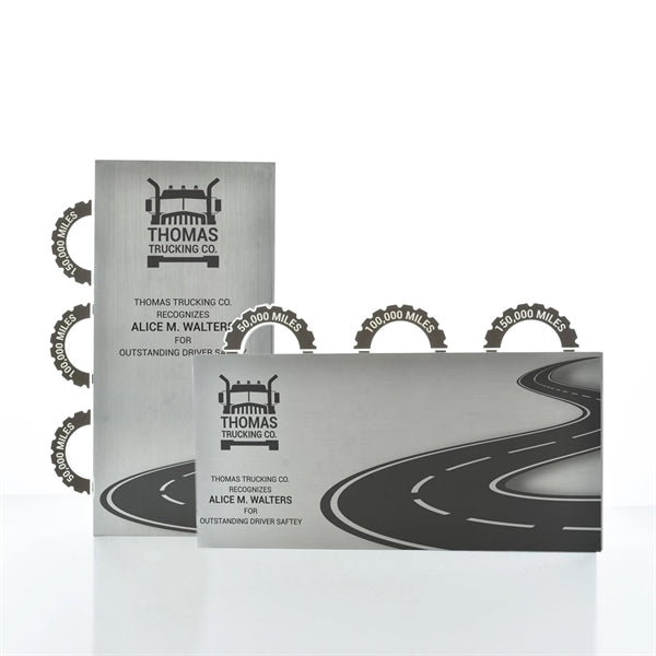 Magnetism - Full Color - Metal Award w/ Attachments
