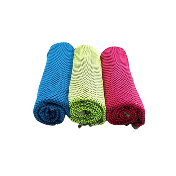 Fiber Cation Cooling Towel - Plastic Bottle
