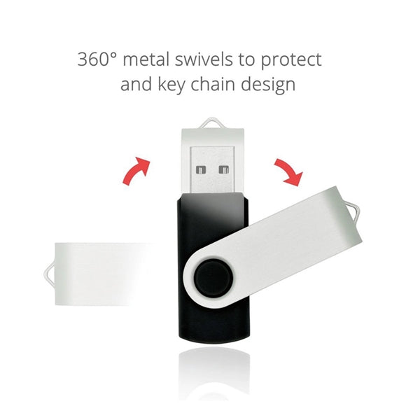 2G Metal Rotating Flash Drive
