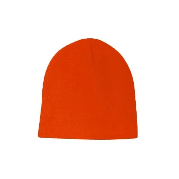 BEANIE CAP - No Foldover (8" H)
