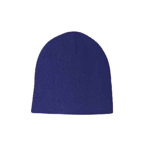 BEANIE CAP - No Foldover (8" H)