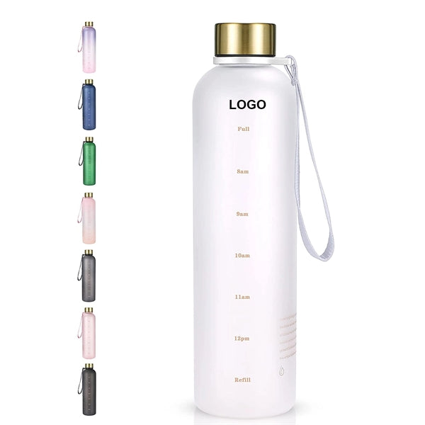 32 oz Water Bottle with Time Marker