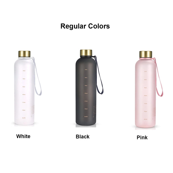 32 oz Water Bottle with Time Marker