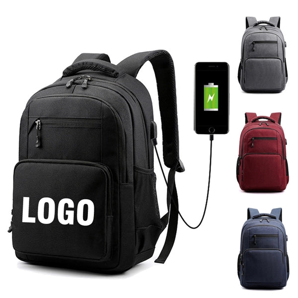 Waterproof Laptop Backpack with USB Charging Port