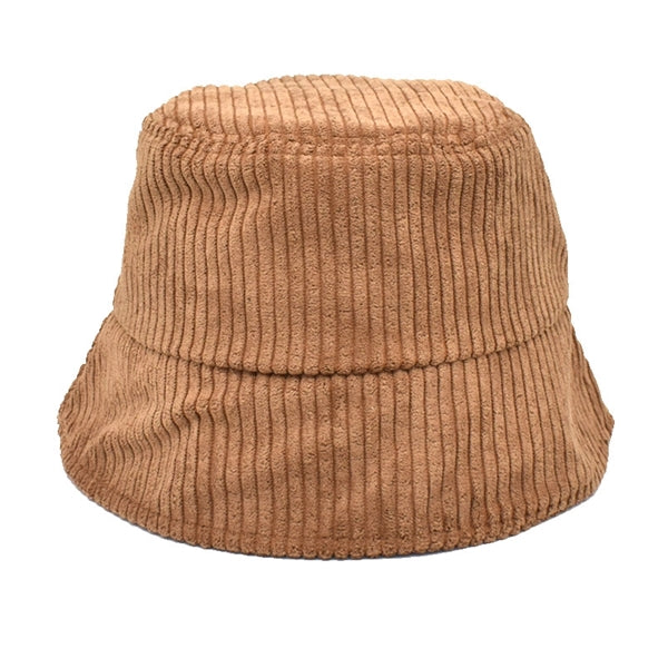 Corduroy Bucket Hat Sun Cap