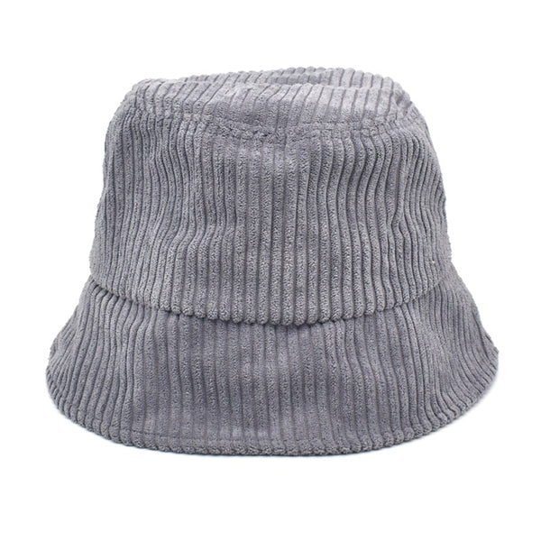 Corduroy Bucket Hat Sun Cap