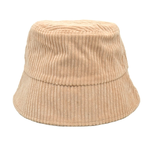 Corduroy Bucket Hat Sun Cap