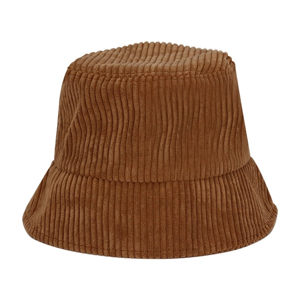 Corduroy Bucket Hat Sun Cap