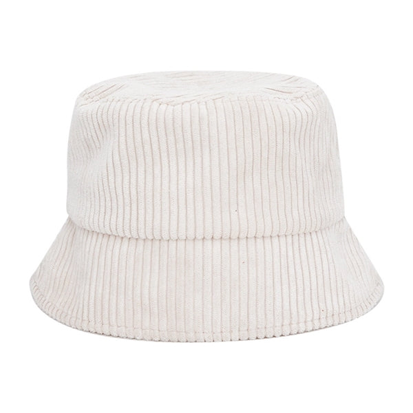 Corduroy Bucket Hat Sun Cap