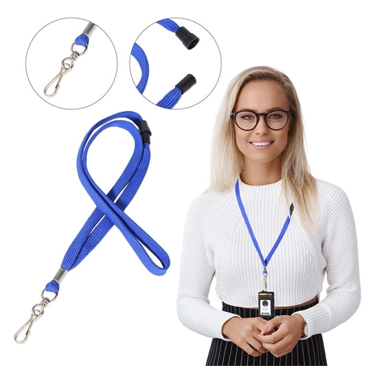 3/8" Tubular Lanyard w/ Buckle Release & Swivel J Hoo