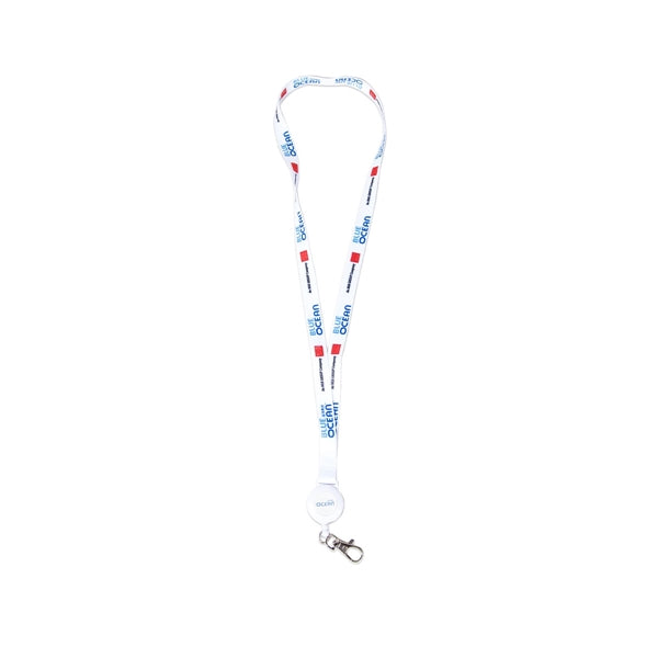 1/2" Lanyard w/ Retractable Badge Reel