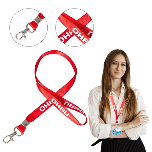 1/2" Lanyard w/ Lobster Claw & Metal Crimp