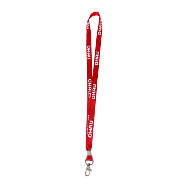 1/2" Lanyard w/ Lobster Claw & Metal Crimp