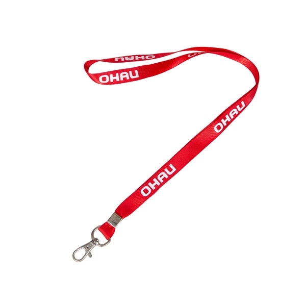 1/2" Lanyard w/ Lobster Claw & Metal Crimp