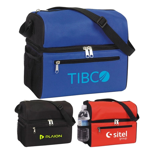 Poly Insulated Compartments Lunch Bag