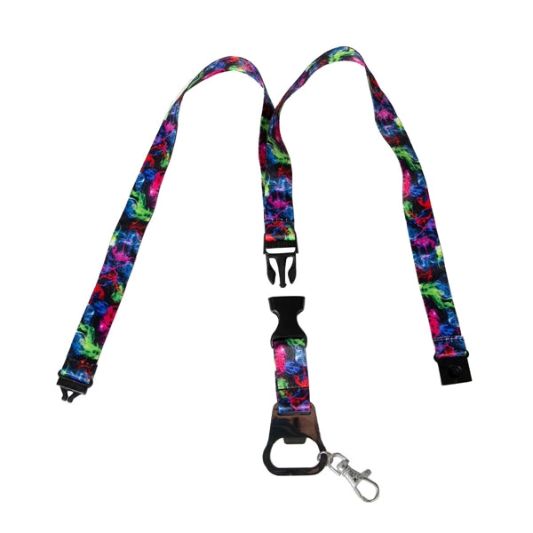 3/4" Lanyard w/ Buckle Release & Bottle Opener