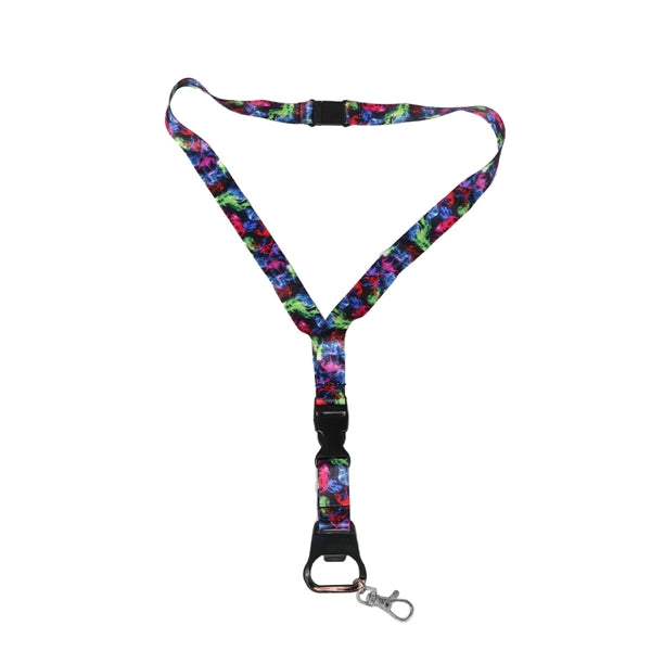 3/4" Lanyard w/ Buckle Release & Bottle Opener