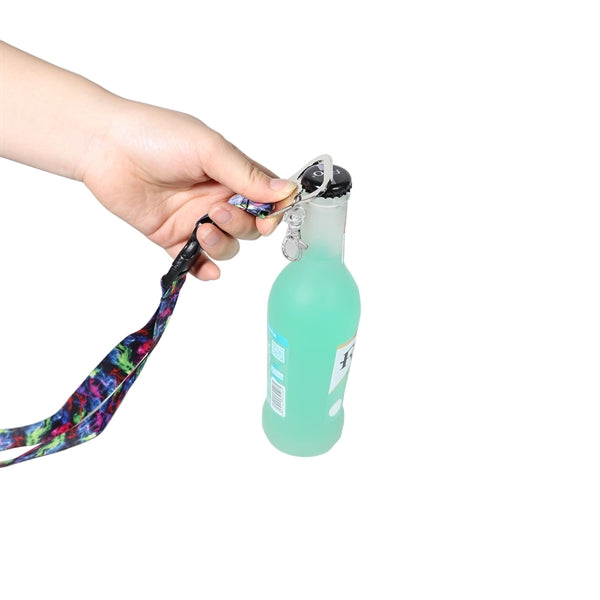 3/4" Lanyard w/ Buckle Release & Bottle Opener