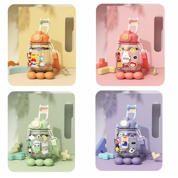 44oz.Big-Belly Bottle with Straw37oz. Cute Big-Belly Bottle