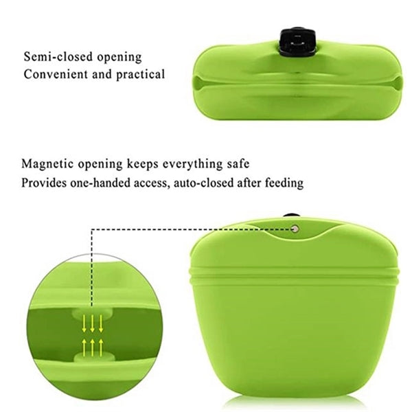 Pet Silicone Training Waist Bag