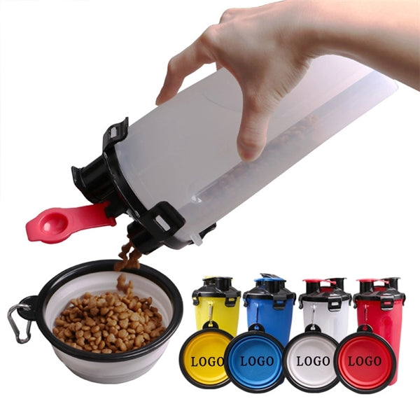 Pet Dual Water Food Cup Dog Bowl