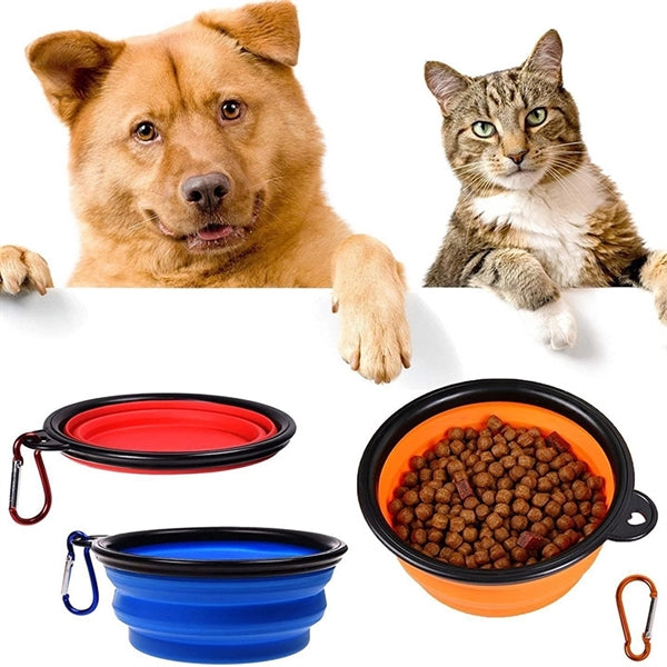 Pet Dual Water Food Cup Dog Bowl