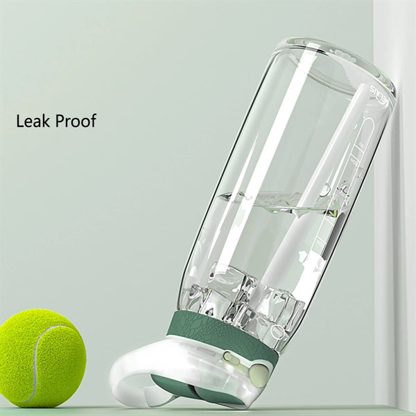 1000Ml Sports Water Bottle With Straw