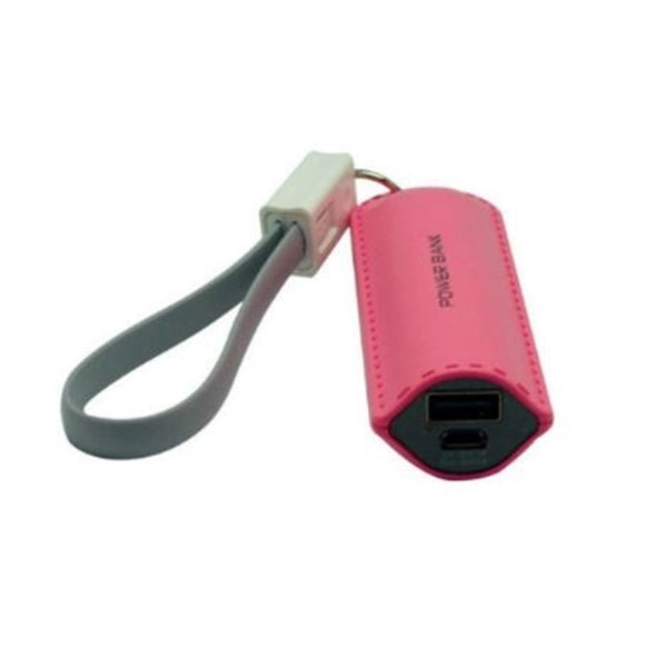 2000mA key chain power bank with cable