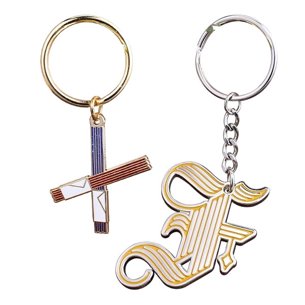 Soft Enamel Key Chain 1"- 2.5"