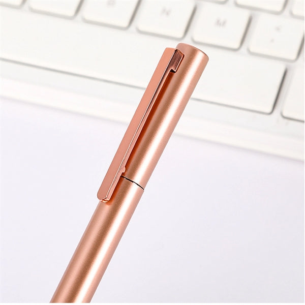 Simple twist-action metal ballpoint pen