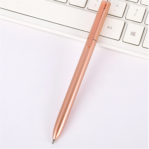 Simple twist-action metal ballpoint pen