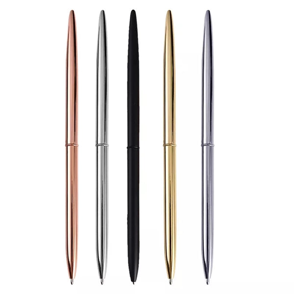 Simple twist-action metal ballpoint pen