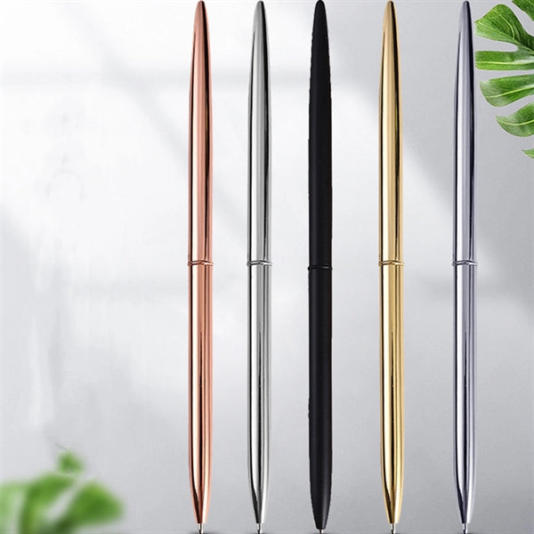 Simple twist-action metal ballpoint pen