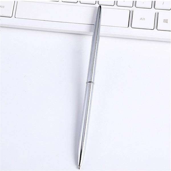 Simple twist-action metal ballpoint pen