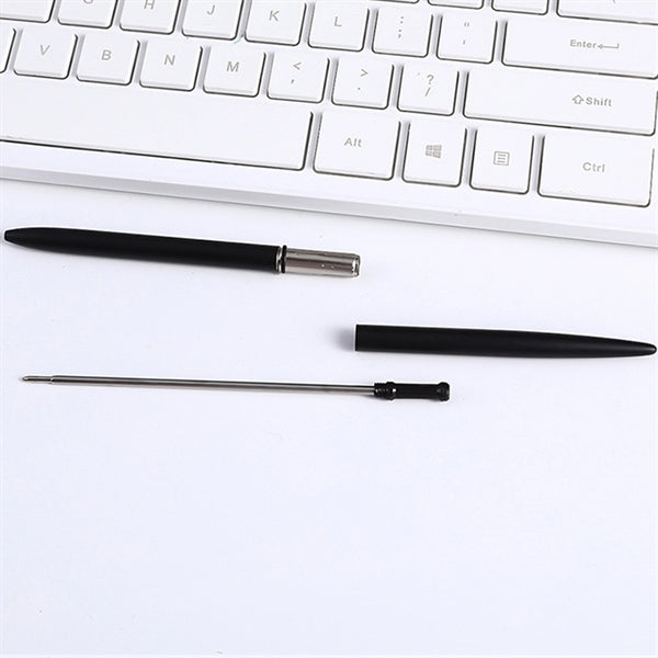 Simple twist-action metal ballpoint pen