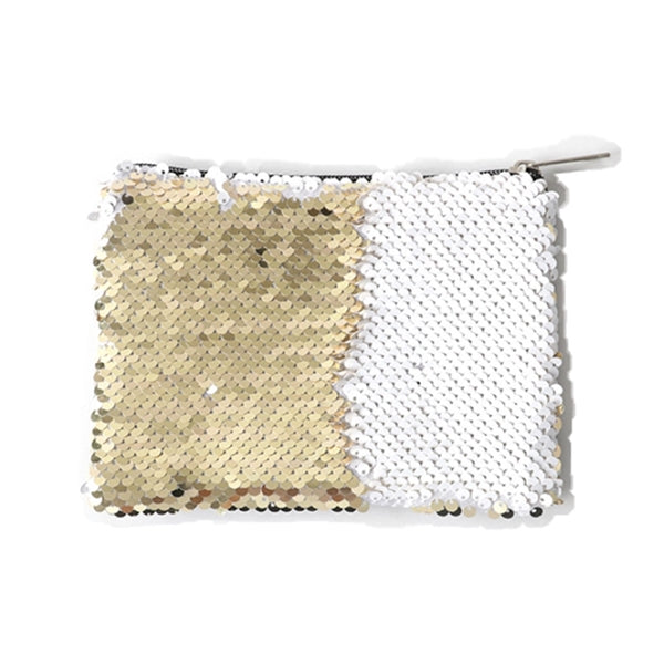 Full Color Sequin Zippered Pouch