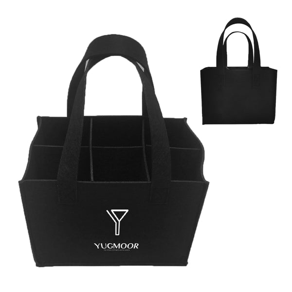 6 Bottle Wine Carrier Tote Bag