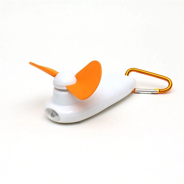 LED Torch Light Fan with Key Chain