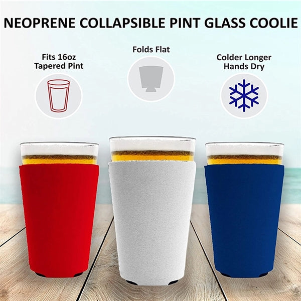 Neoprene Pint Glass Coolie