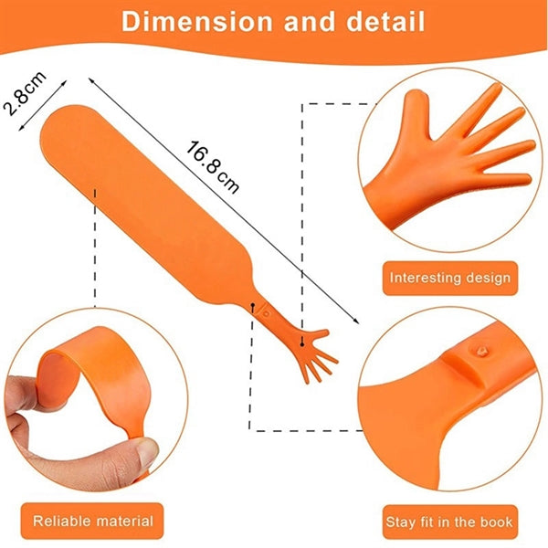Help Me Hand Shaped Silicone Bookmark
