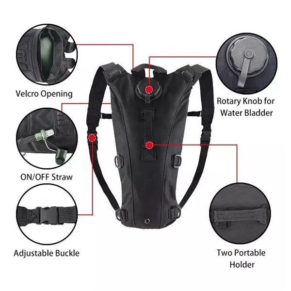 3L Military Tactical Hydration Backpack