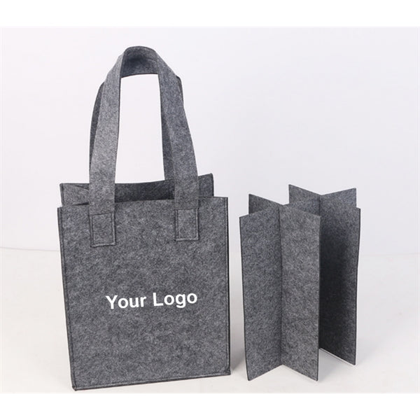 Wool Felt Wine Tote