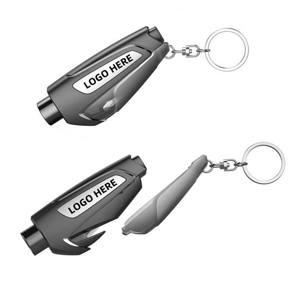 Car Mini Emergency Safety Tools With Keychain