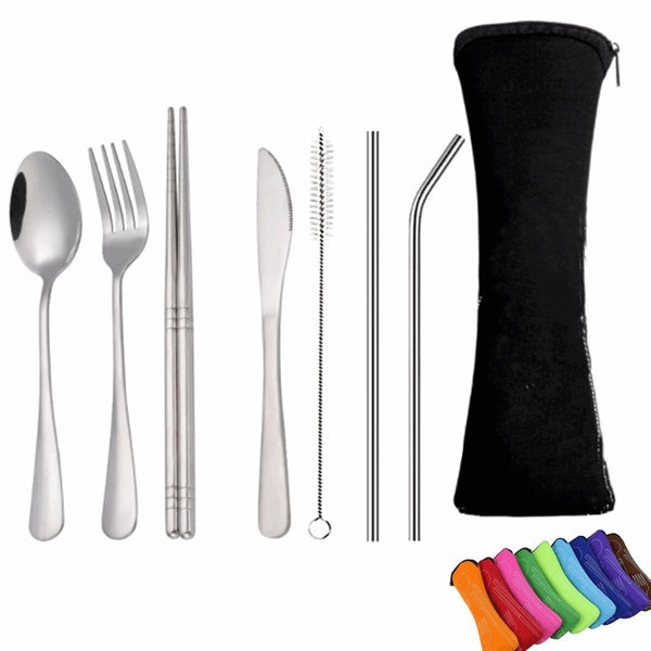 304 Stainless Steel Travel Cutlery Tableware Set