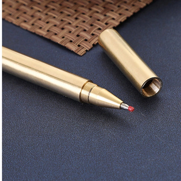 Luxury metal copper ballpoint pen with clip