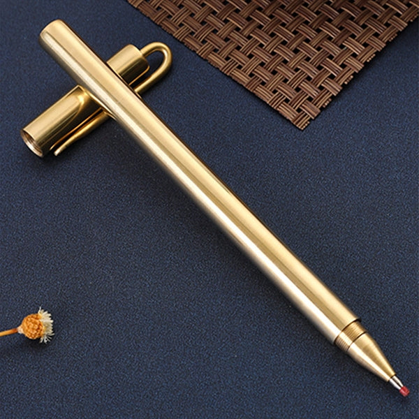 Luxury metal copper ballpoint pen with clip
