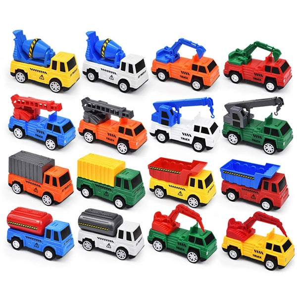 Children's Pull Back Engineering Vehicle Series