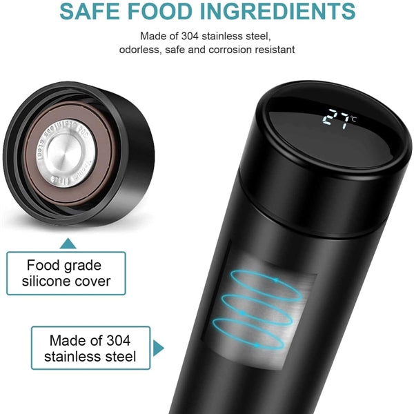 Smart Touch Temperature Display Water Bottle