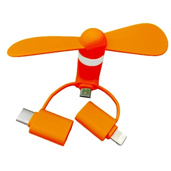 3-in-1 Mini USB Phone fan